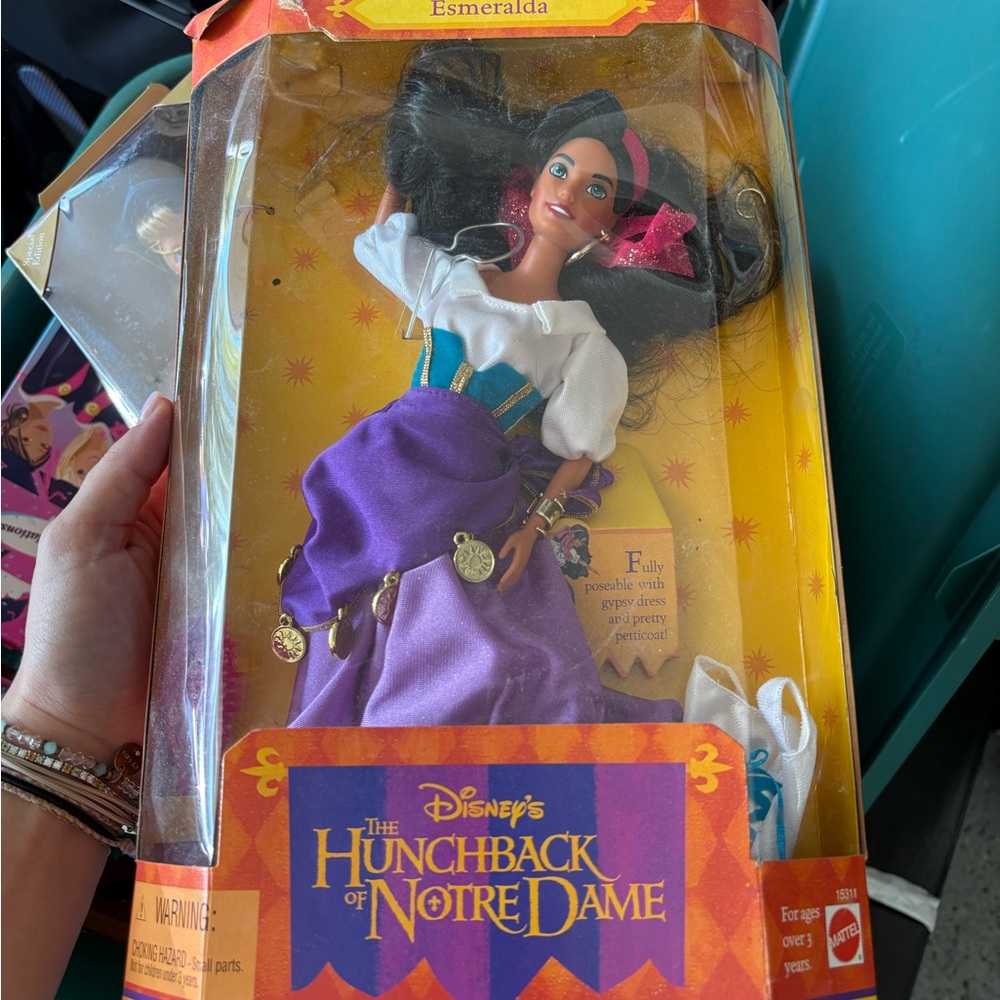 Disney Esmeralda Doll with Purple and White Outfit